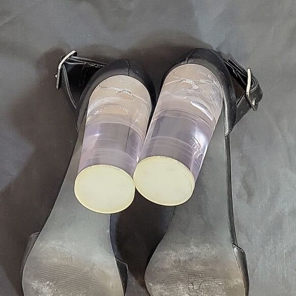 STEVE MADDEN MARGOT ANKLE STRAP CLEAR HEEL POINTED TOE WOMEN"S SHOE - Picture 13 of 15